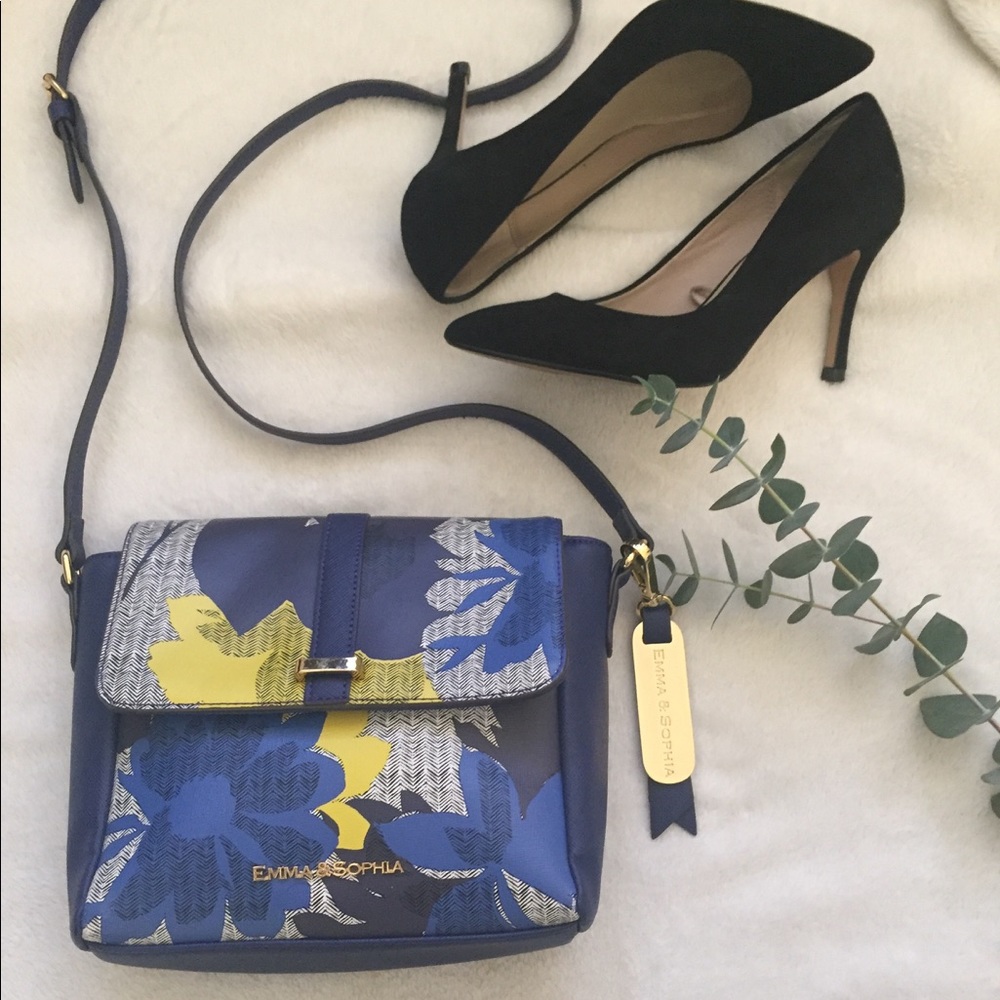 Emma and Sophia Saffiano Leather Crossbody